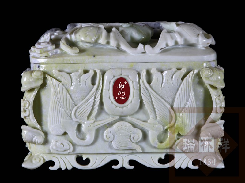 仙鹤如意【蓝田玉】