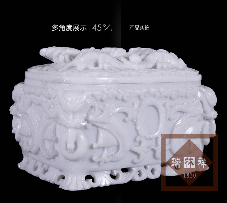 瑞林祥寿衣汉白玉大虎头龙-02